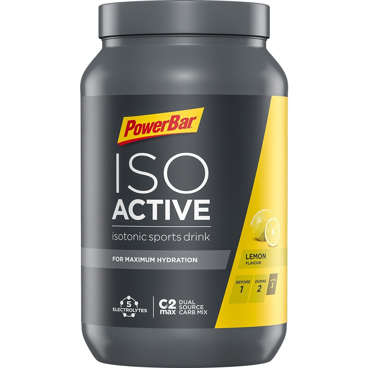Powerbar Isoactive - Energipulver - Lemon 1.320G