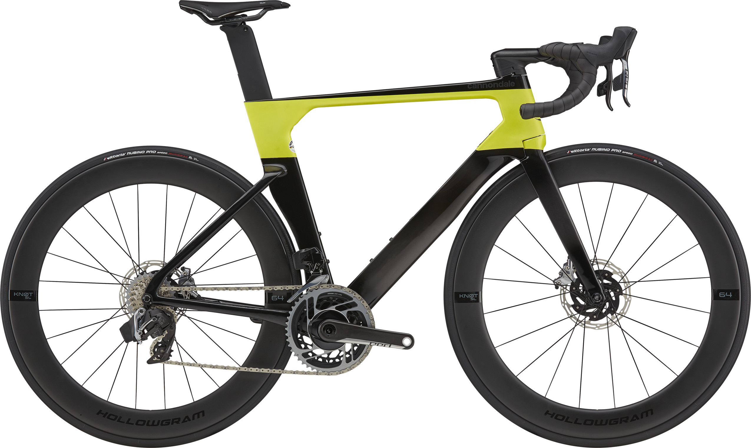 Cannondale Systemsix Himod Red Axs Carbon 2021 - Sort/Gul