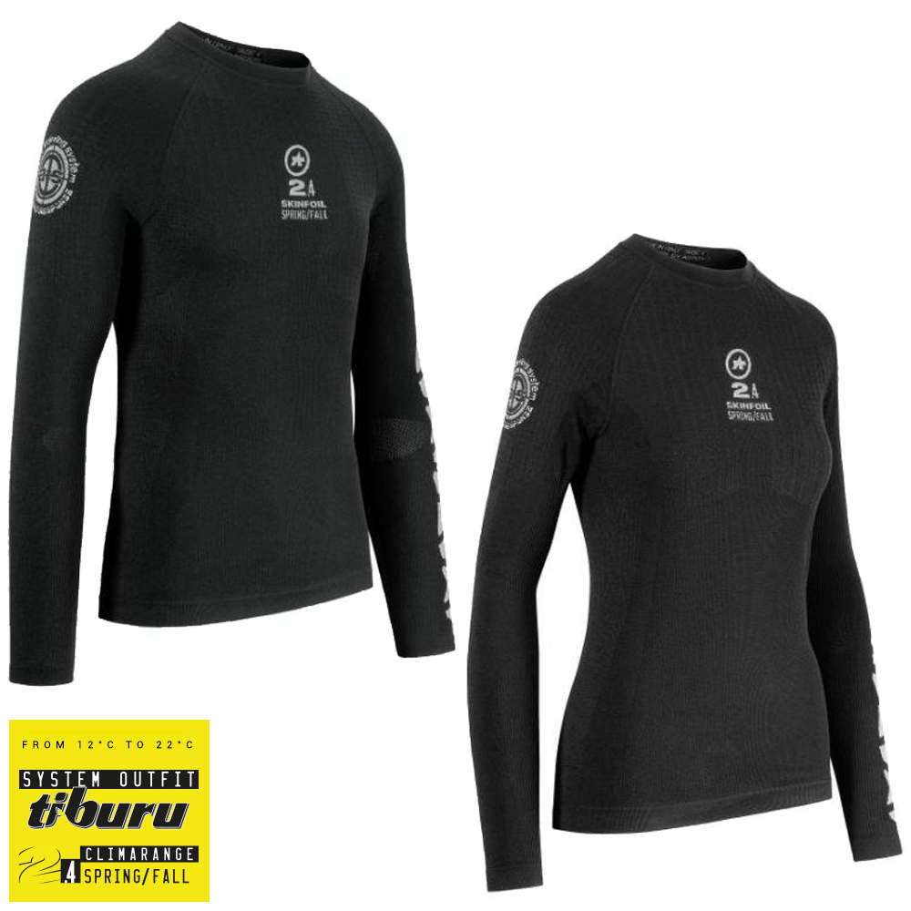 Assos Skinfoil Longsleeve Spring/Fall Base Layer - Sort