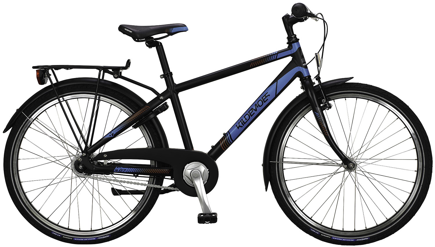 Kildemoes Bikerz Urban 7G 24" Dreng 2021 - Sort