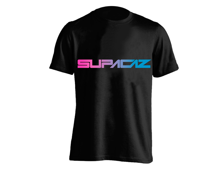 Supacaz Feder T-Shirt - Neon Pink & Neon Blå Black Friday