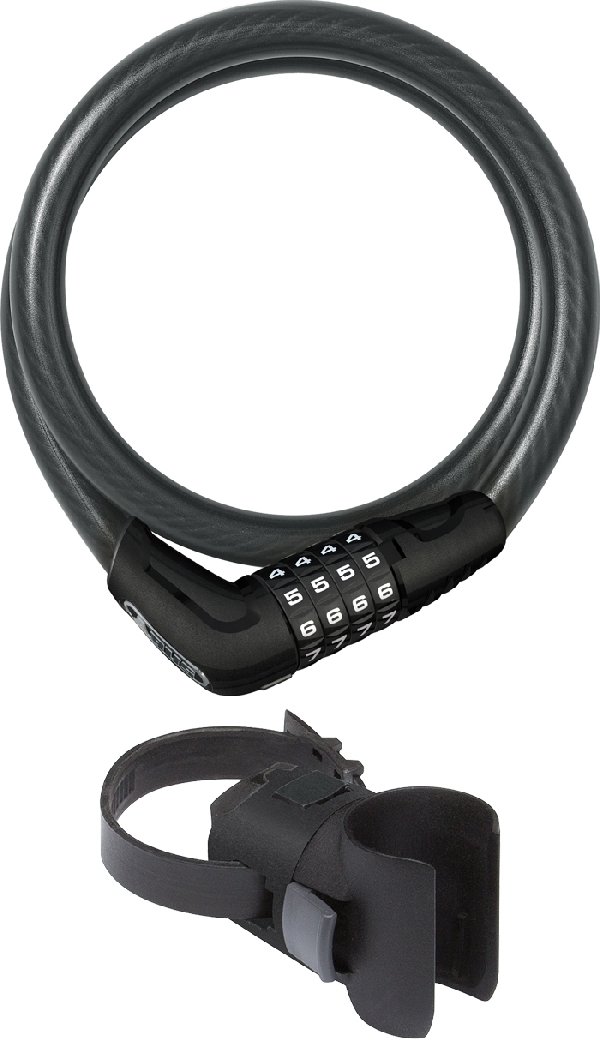 Abus Abus Wirelås 5412 Numerino Combo M/Holder Black Friday