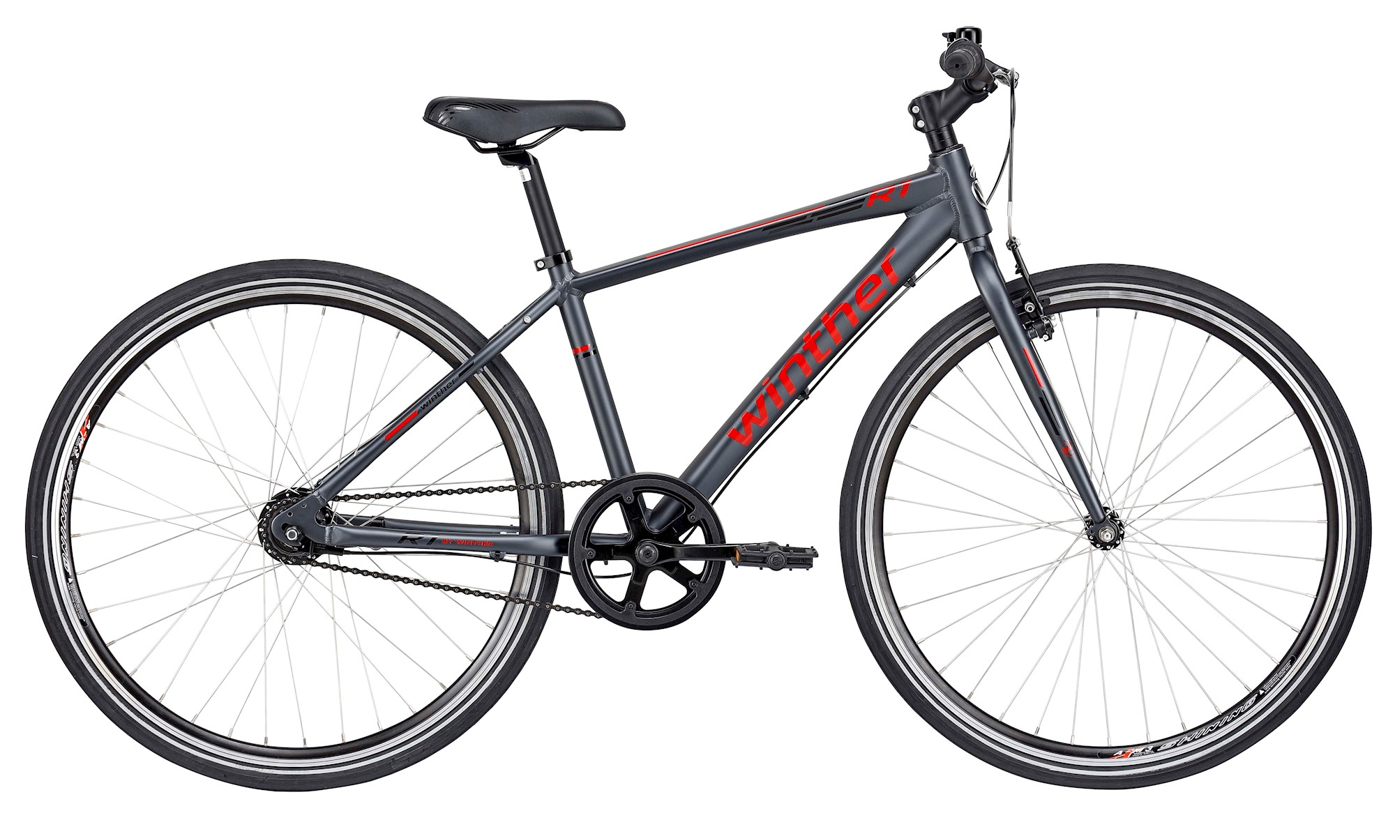 Winther Winther R1 26" Dreng 7G 2021 - Grå Cykler > Børnecykler