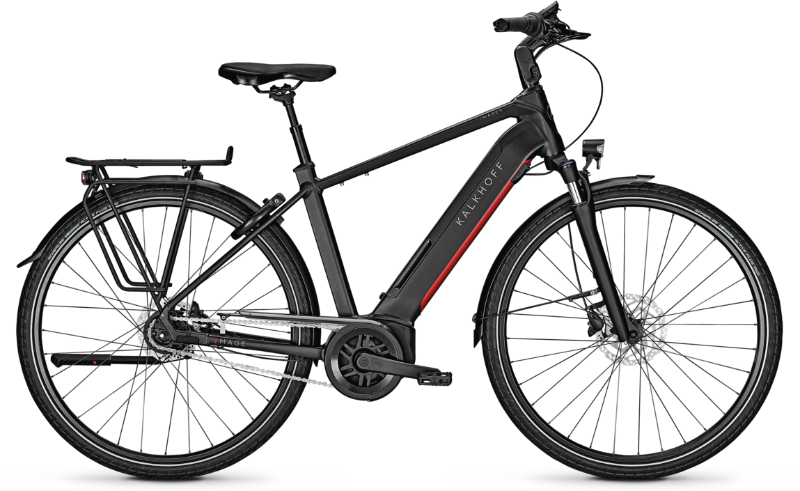 Kalkhoff Image 5.B Season Herre 2021 - Sort Cykler > Elcykler