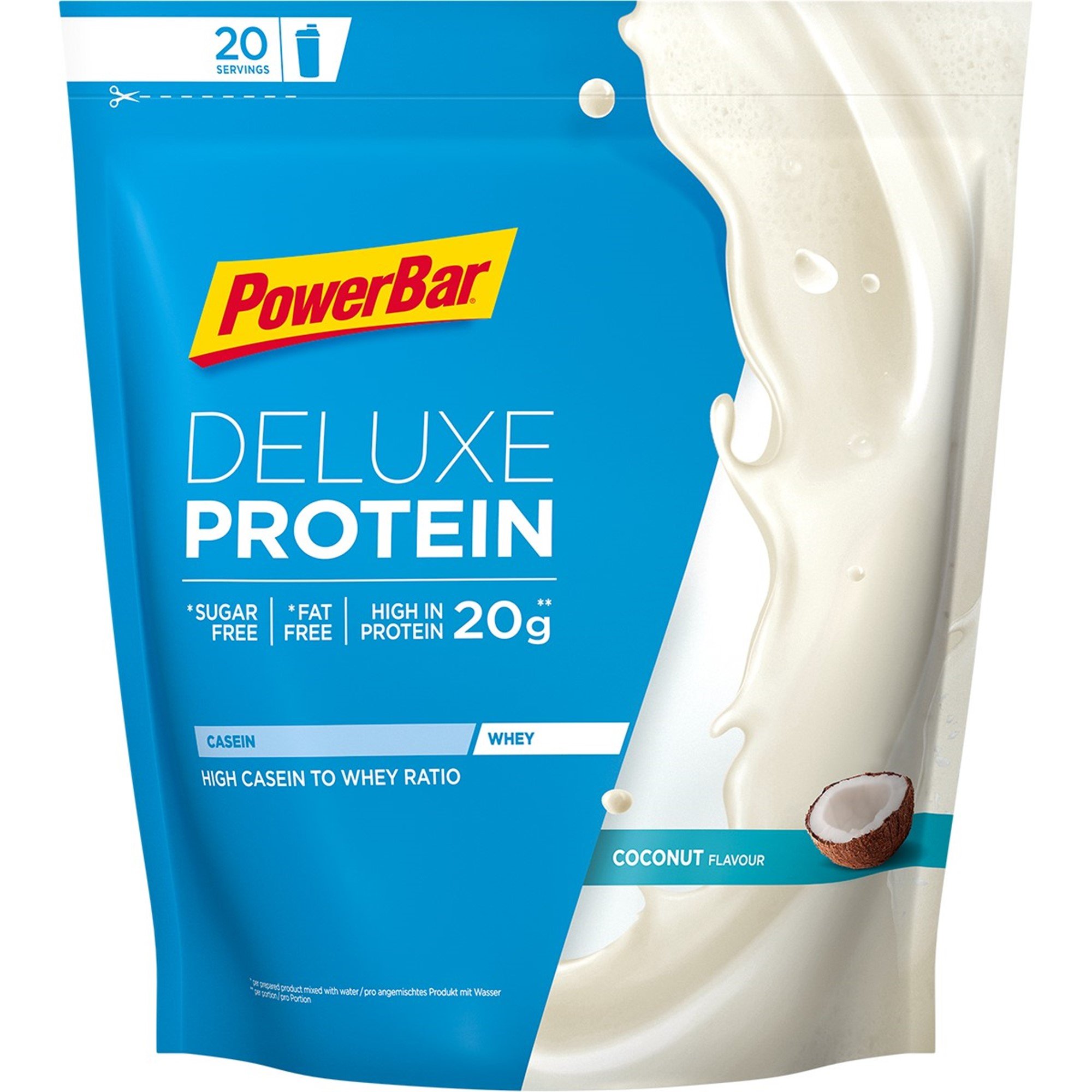Powerbar Powerbar Protein Deluxe 80% - Protein Pulver - Coconut 500G Tilbehør > Energiprodukter > Energipulver