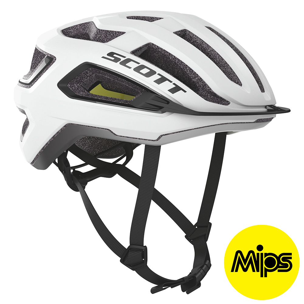 Scott Arx Plus (Mips) Hjelm '20 - Hvid Black Friday