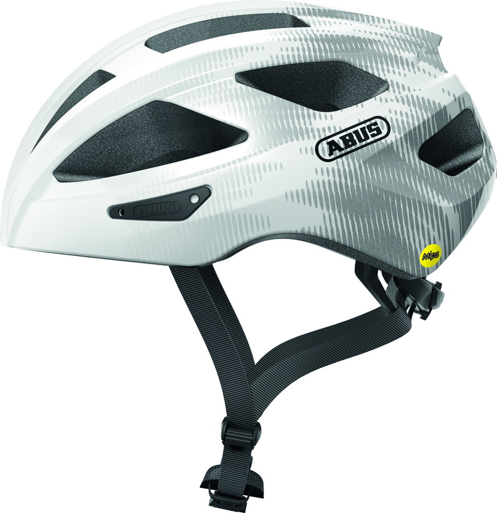 Abus Macator Mips - Sølv Beklædning > Cykelhjelme > Cykelhjelme Racer