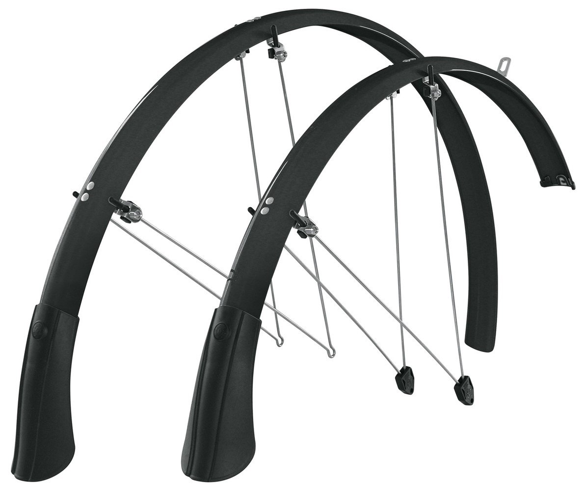 Sks - Skærmsæt Longboard 700 X 35Mm/45Mm Inkl. Stivere Tilbehør > Cykelskærme