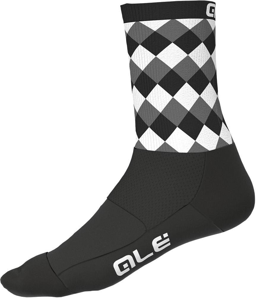 Alé Alé Rumbles Sokker - Sort/Hvid Beklædning > Cykeltøj Til Herre