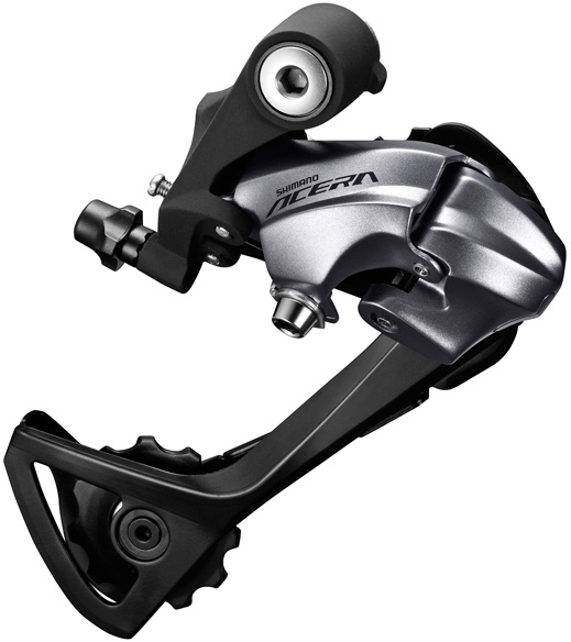 Shimano Bagskifter Acera T3000 9 Speed - Sgs - Sølv Reservedele > Bagskifter
