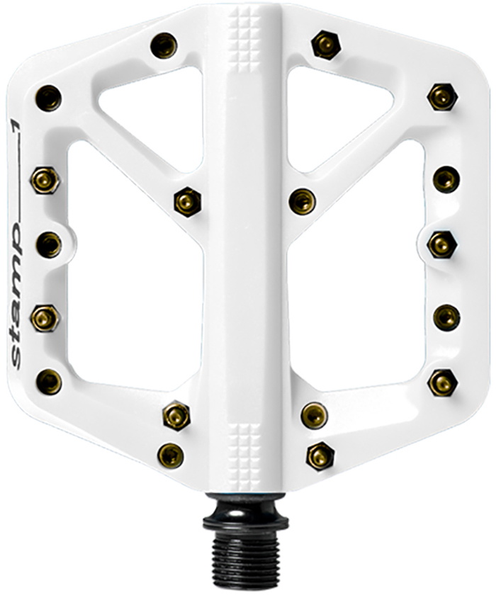 Crankbrothers Pedal Stamp 1 - Small - Hvid Tilbehør > Pedaler & Klamper