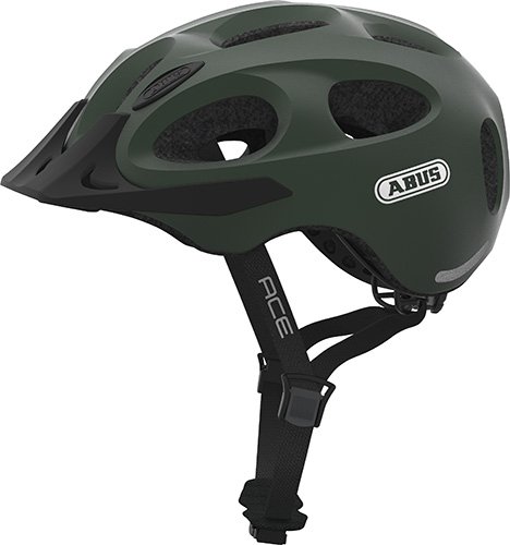 Abus Youn-I Ace Hjelm M. Led Lys - Metallic Green