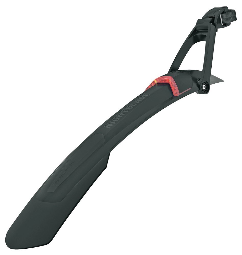 Sks Mtb Nightblade 27.5"/29" Bagskærm M. Usb Lygte Tilbehør > Cykelskærme