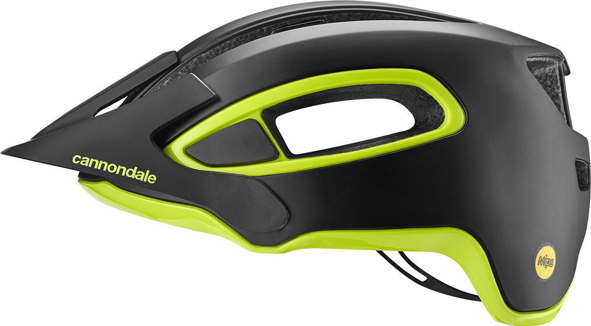 Cannondale Hunter Mips Hjelm - Sort/Grøn Beklædning > Cykelhjelme