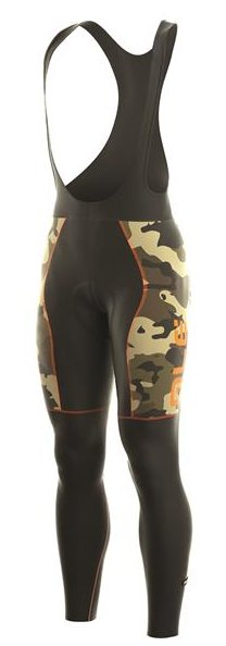 Alé Bibtights Camo Herre, Brun Camo/Orange Beklædning > Cykeltøj Til Herre