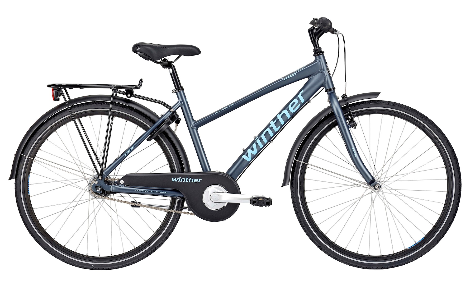 Winther Winther 300 26" Pige 7G 2021 - Blå Cykler > Børnecykler