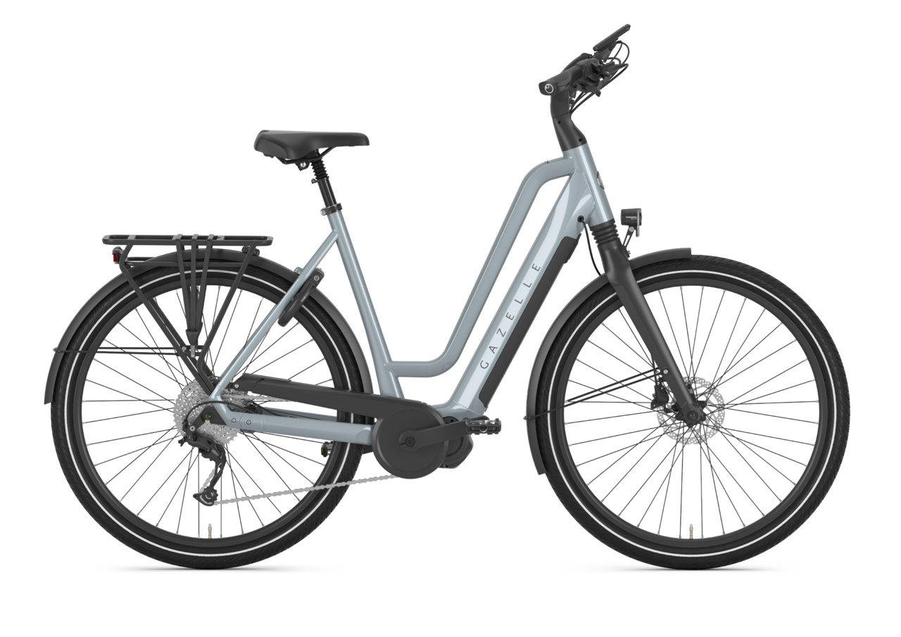 Gazelle Chamonix T10 Hms Dame 2021 - Grå Cykler > Elcykler