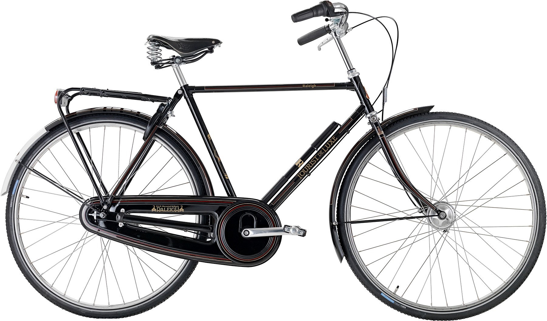 Raleigh Tourist De Luxe Herre 7G 2021 - Sort Cykler > Herrecykler