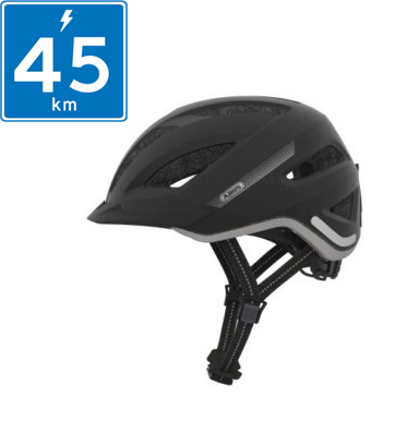 Abus Pedelec+ - Sort (Elcykel Hjelm)
