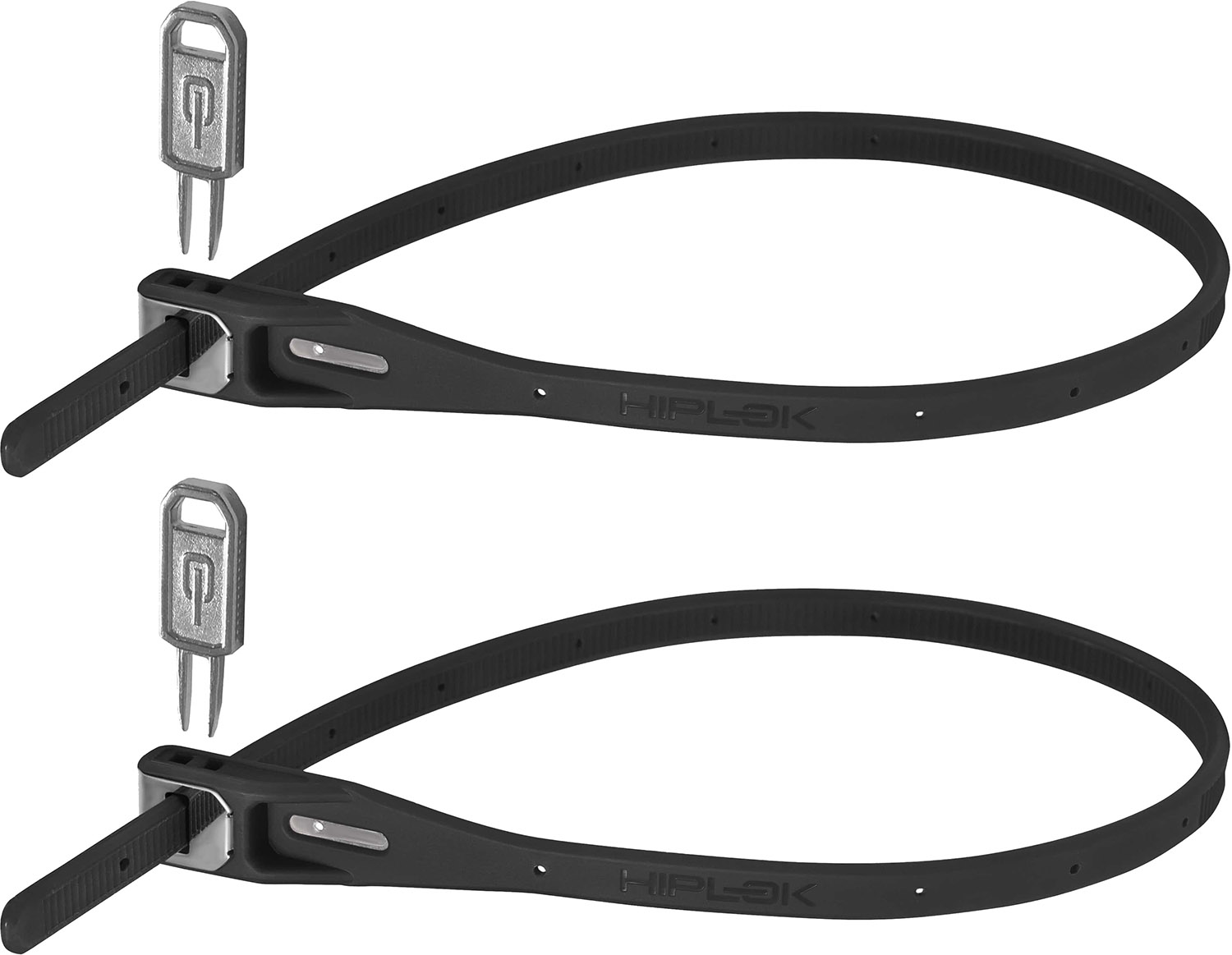 Hiplok Hiplok Z Lok, Café Lås Twin Pack Cable Lock - Sort Tilbehør > Cykellås