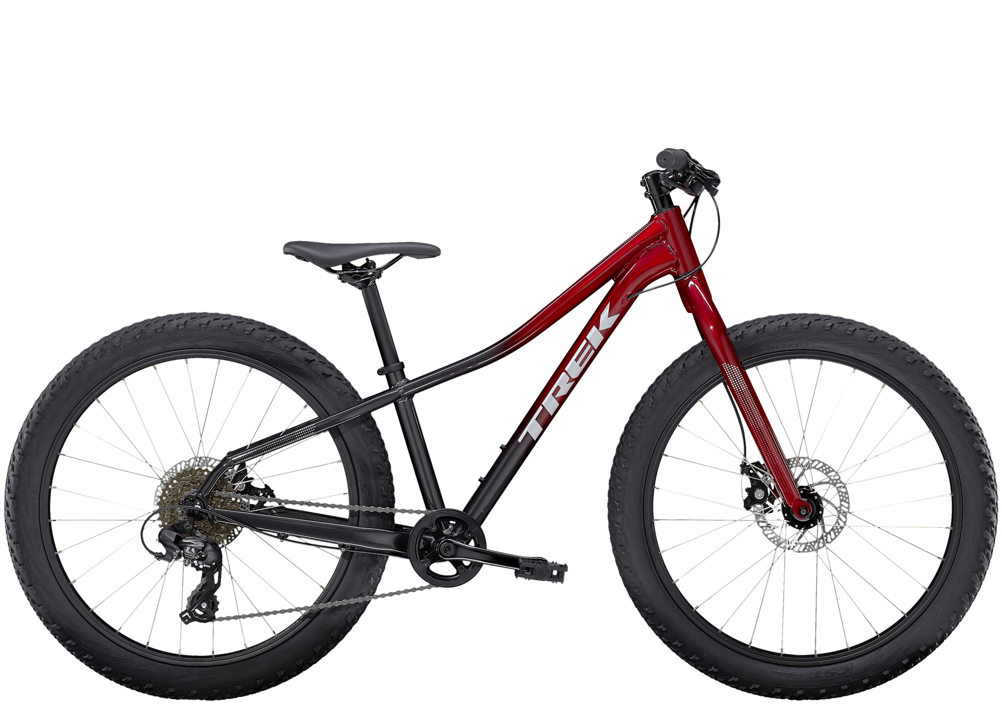 Trek Roscoe 24" 2021 - Sort/Rød