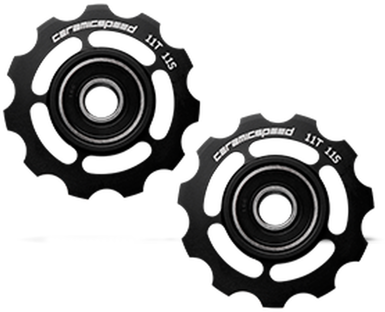 Ceramicspeed Ceramicspeed Pulleyhjul Shimano 11S Road Black Reservedele > Pulleyhjul