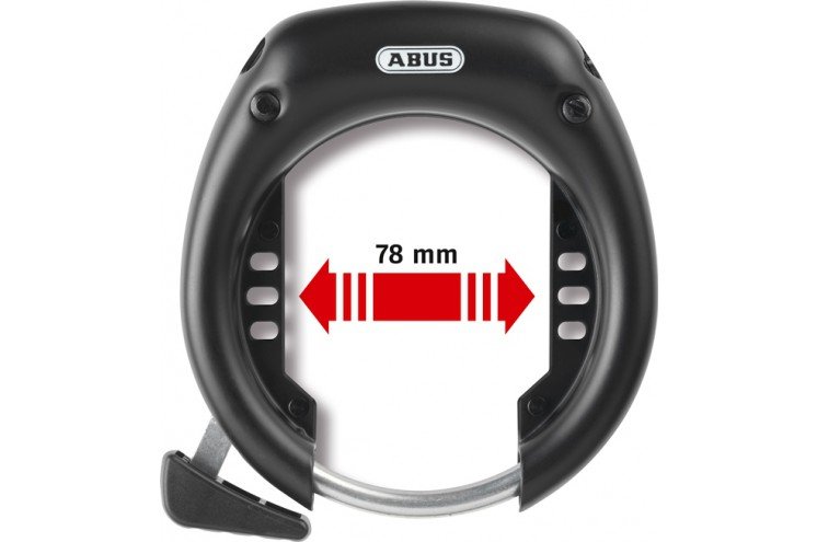 Abus Shield 5650 Ekstra Bred Ringlås M. Mulighed For Kæde! Tilbehør > Cykellås > Ringlås