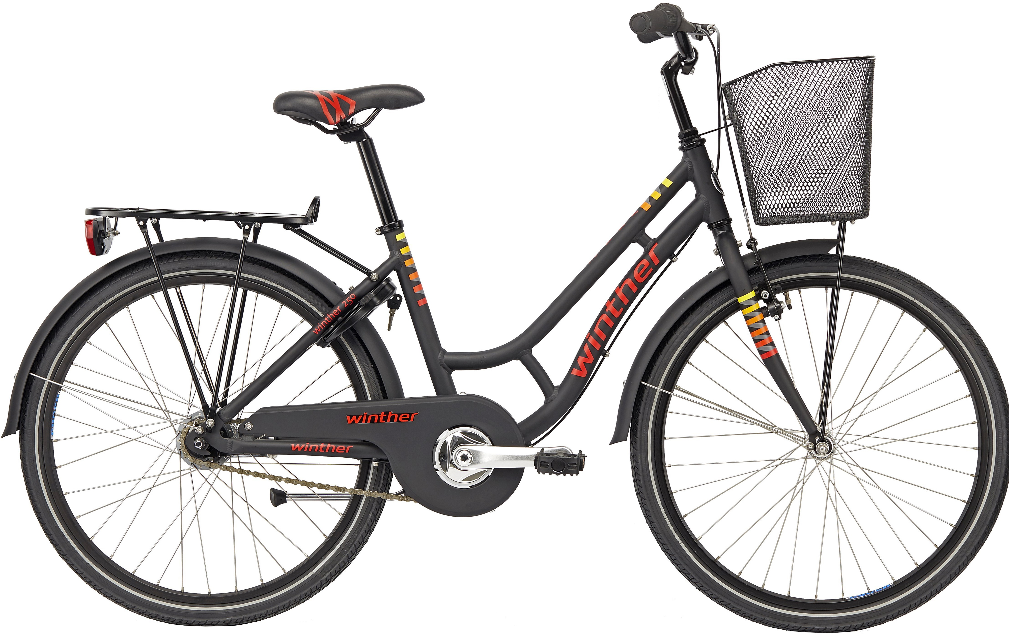 Winther 250 Granny 24" Pige 7G Fodbremse - Kampagne Cykler > Børnecykler