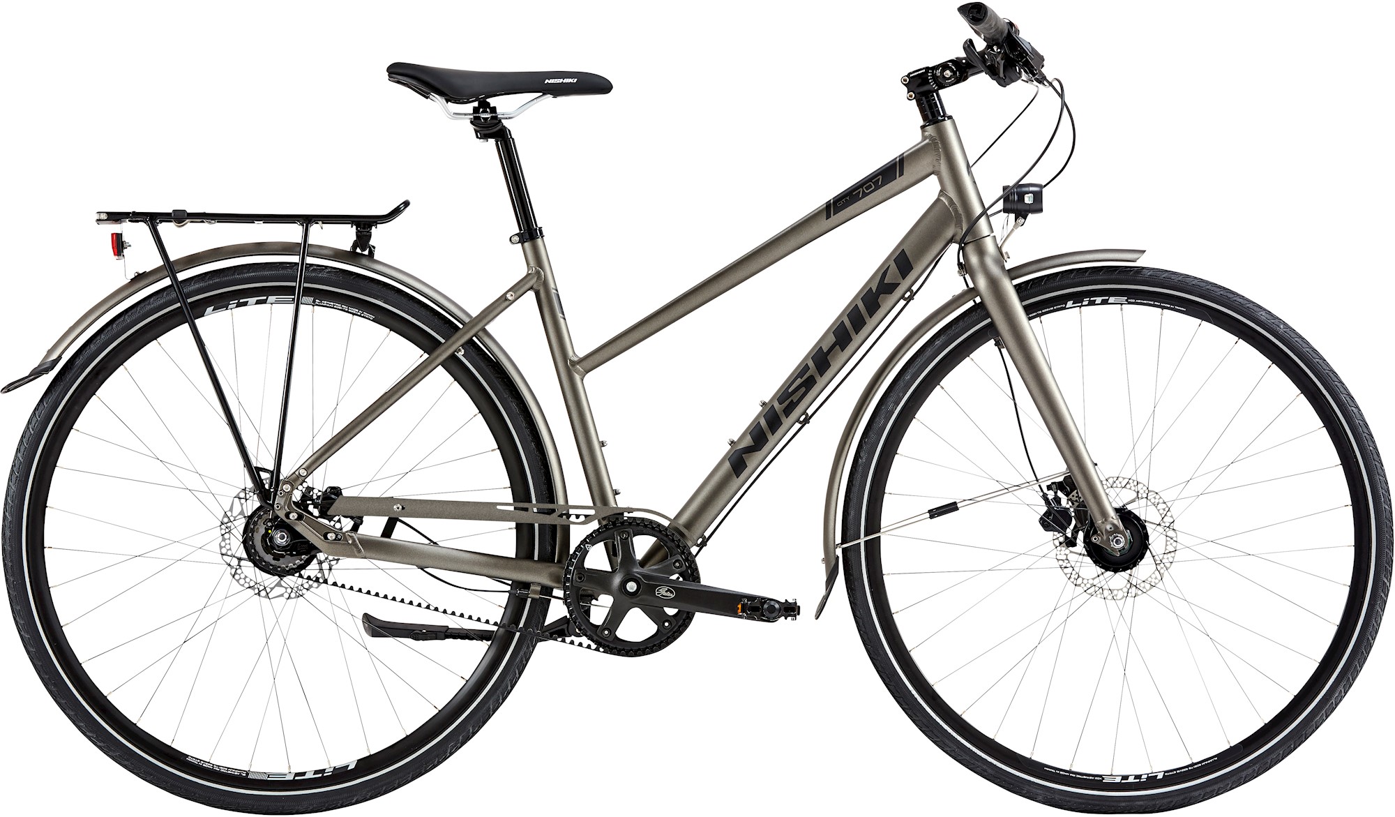 Nishiki Nishiki City 707 Dame 7G 2021 - Grå Cykler > Damecykler