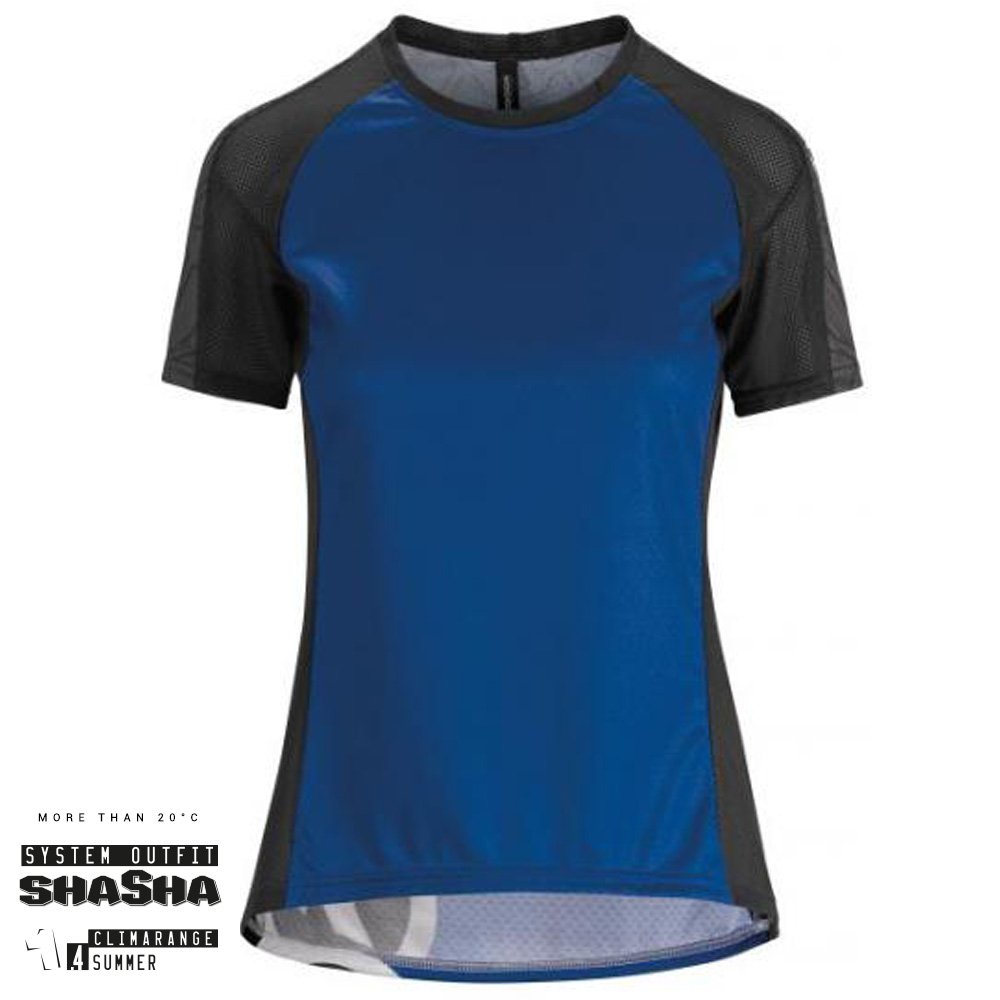 Assos Trail Women Ss Jersey. Blå